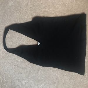 Black halter top